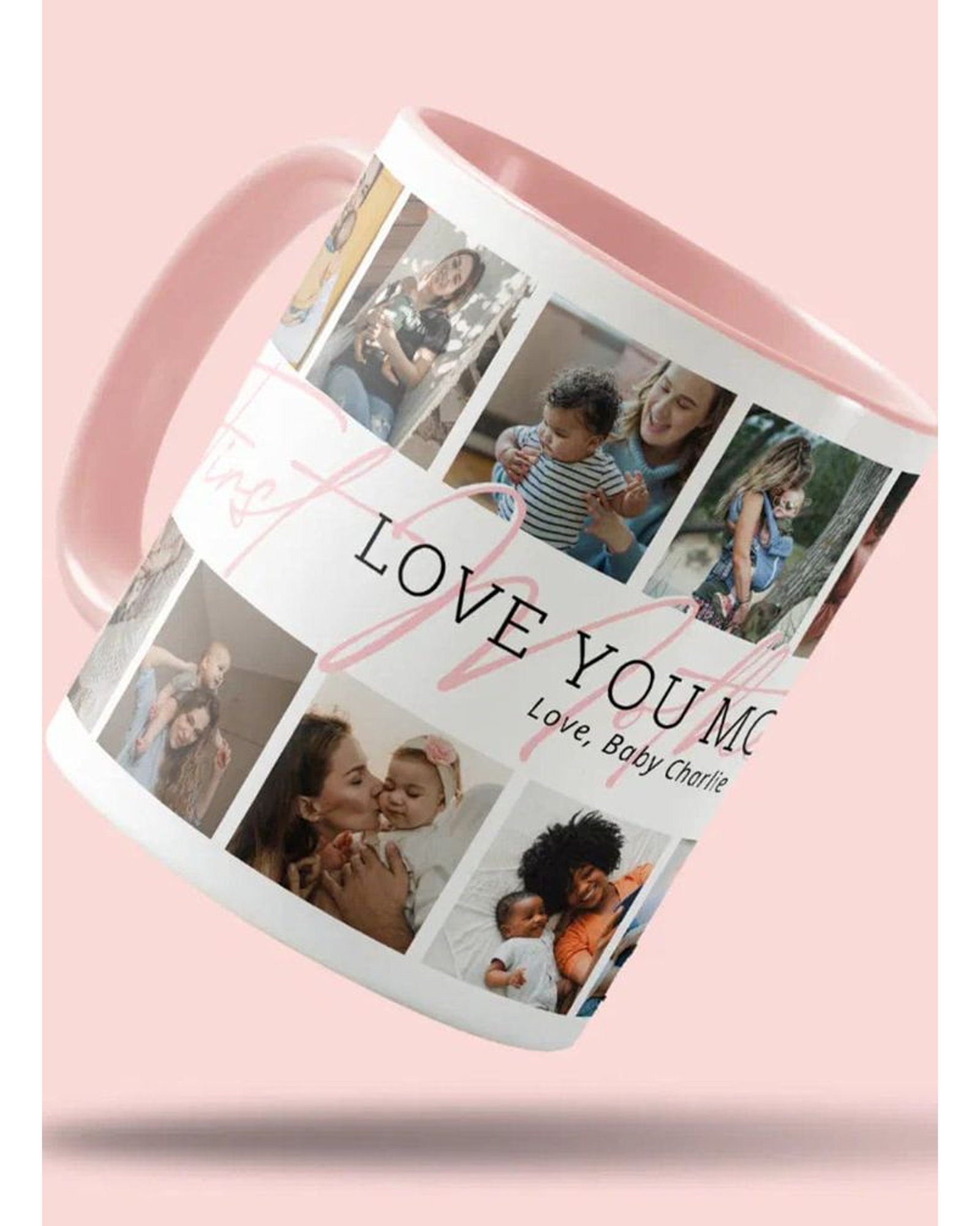 Pink Photo Mug